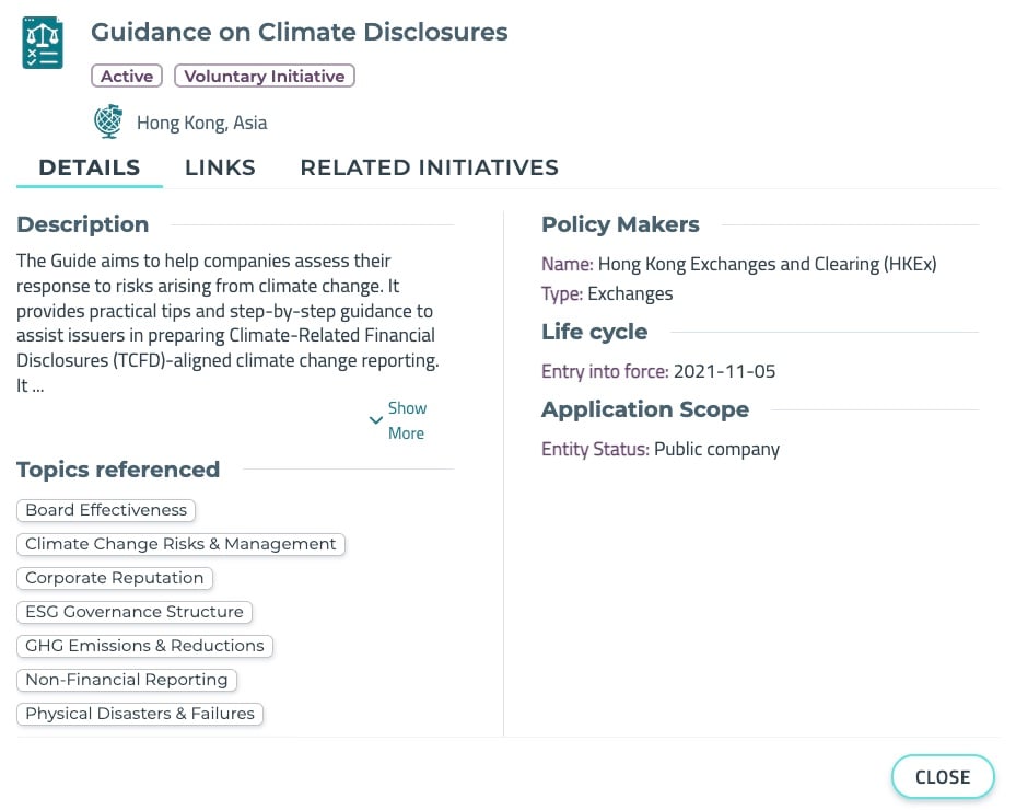How to scan your company’s ESG regulatory horizon with Datamaran